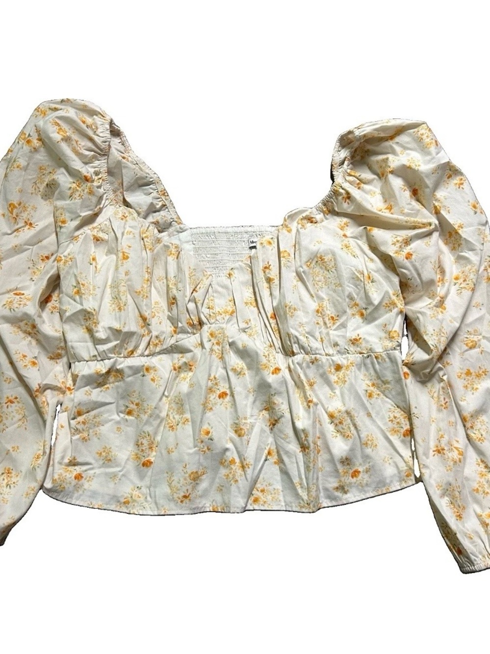 Women’s Abercrombie & Fitch Floral Long Sleeve Blouse Size Large